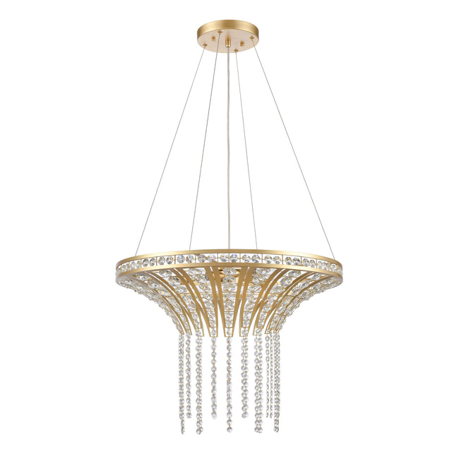 82228/6 - Fantania 24'' Wide 6-Light Chandelier - Champagne Gold