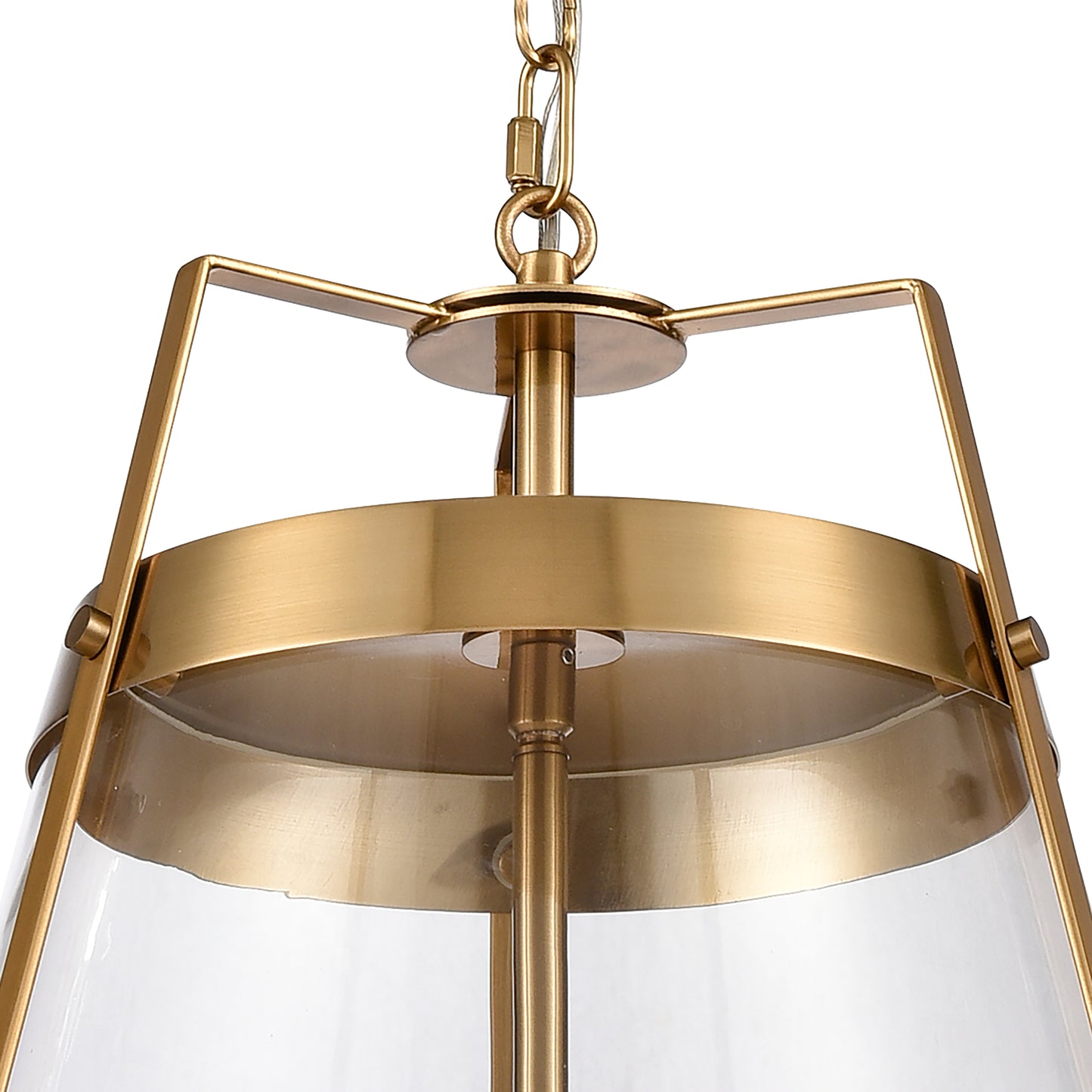 82255/3 - Judy 16'' Wide 3-Light Pendant - Satin Brass