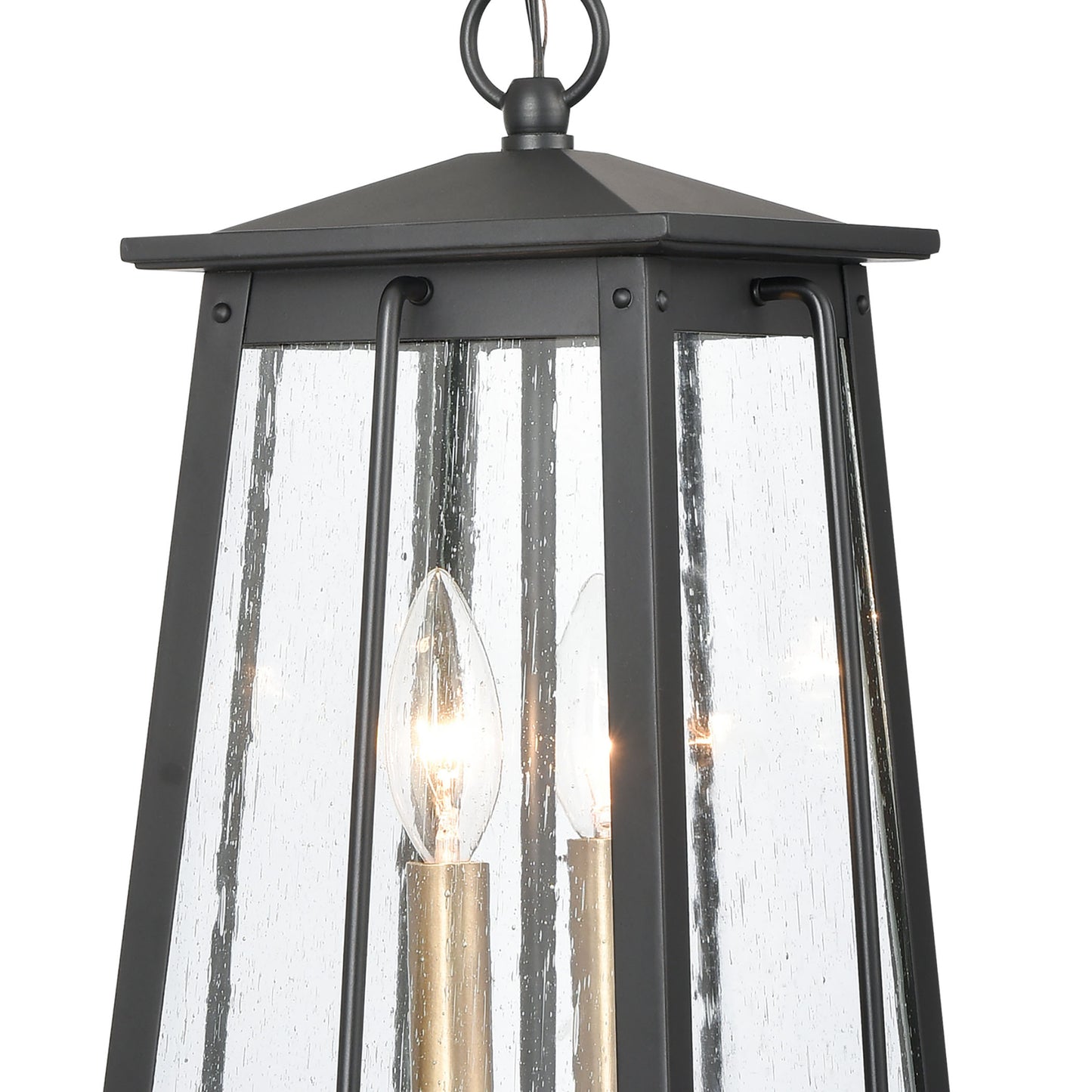 83405/2 - Kirkdale 9'' Wide 2-Light Outdoor Pendant - Matte Black