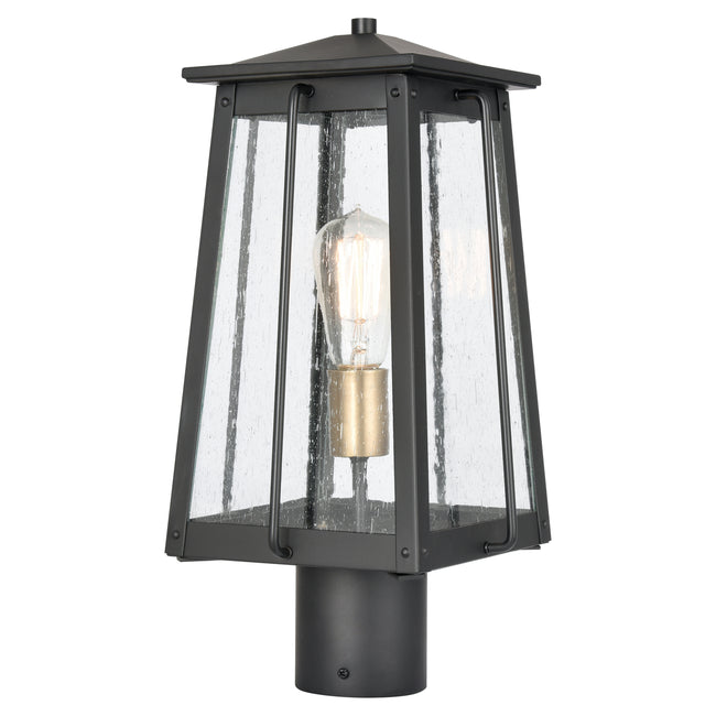 83406/1 - Kirkdale 17'' High 2-Light Outdoor Post Light - Matte Black