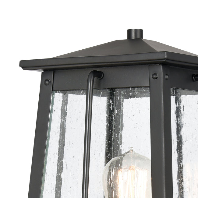 83406/1 - Kirkdale 17'' High 2-Light Outdoor Post Light - Matte Black