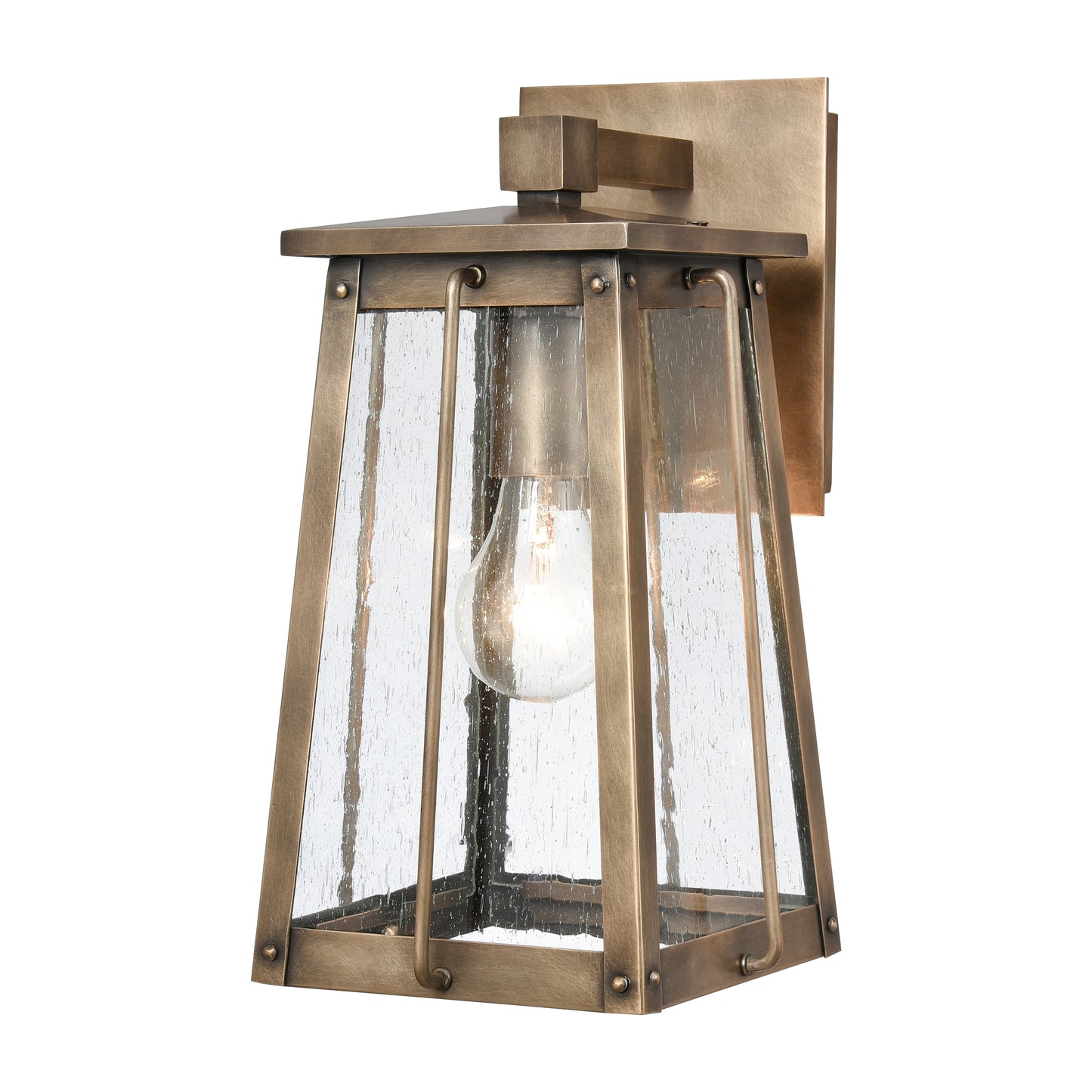 6711-C - Manor 10" Wide 2-Light Outdoor Wall Lantern in Charcoal