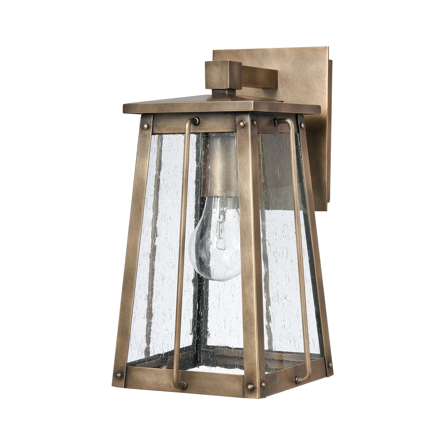 6711-C - Manor 10" Wide 2-Light Outdoor Wall Lantern in Charcoal