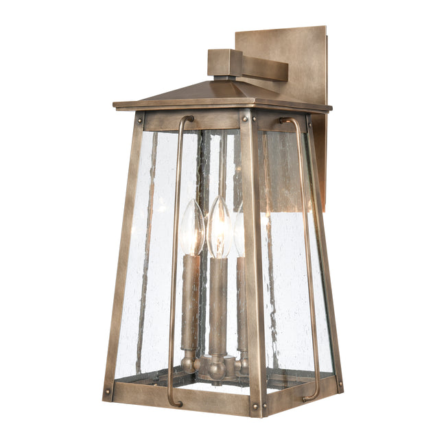 6711-C - Manor 10" Wide 2-Light Outdoor Wall Lantern in Charcoal