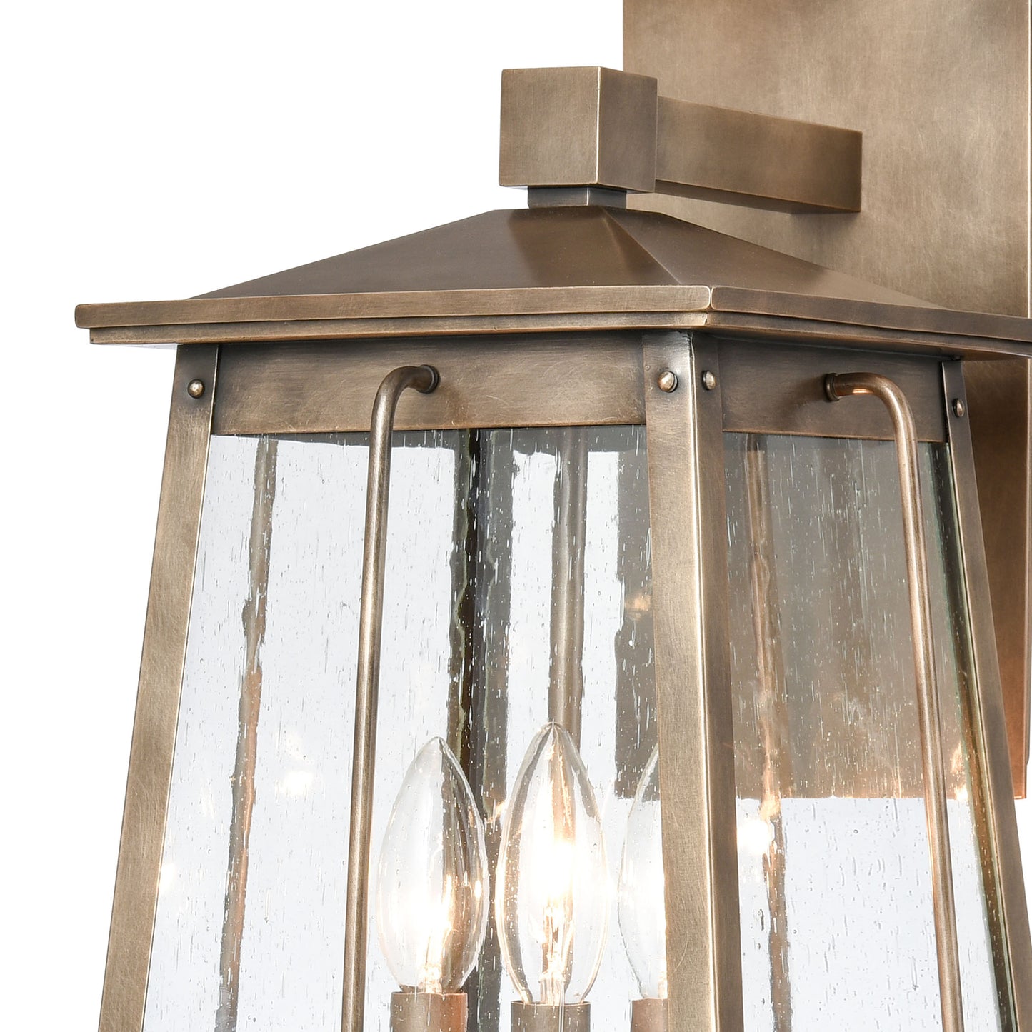 6711-C - Manor 10" Wide 2-Light Outdoor Wall Lantern in Charcoal