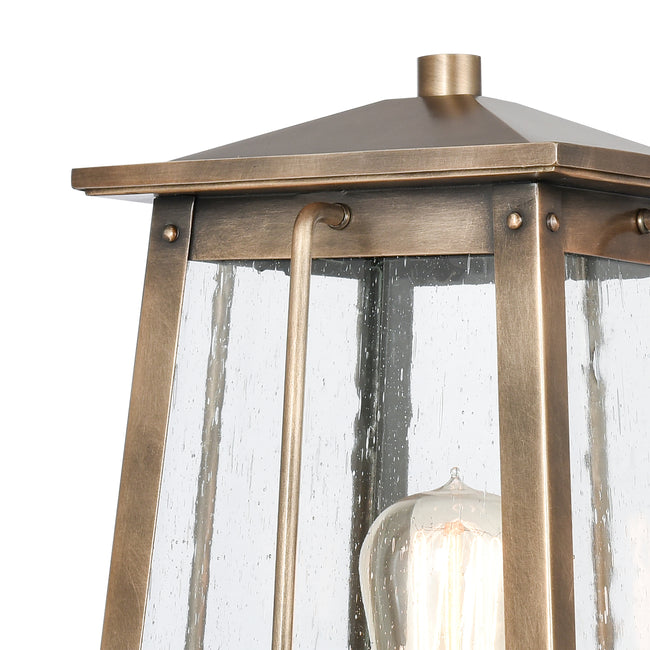 83416/1 - Kirkdale 17'' High 2-Light Outdoor Post Light - Vintage Brass