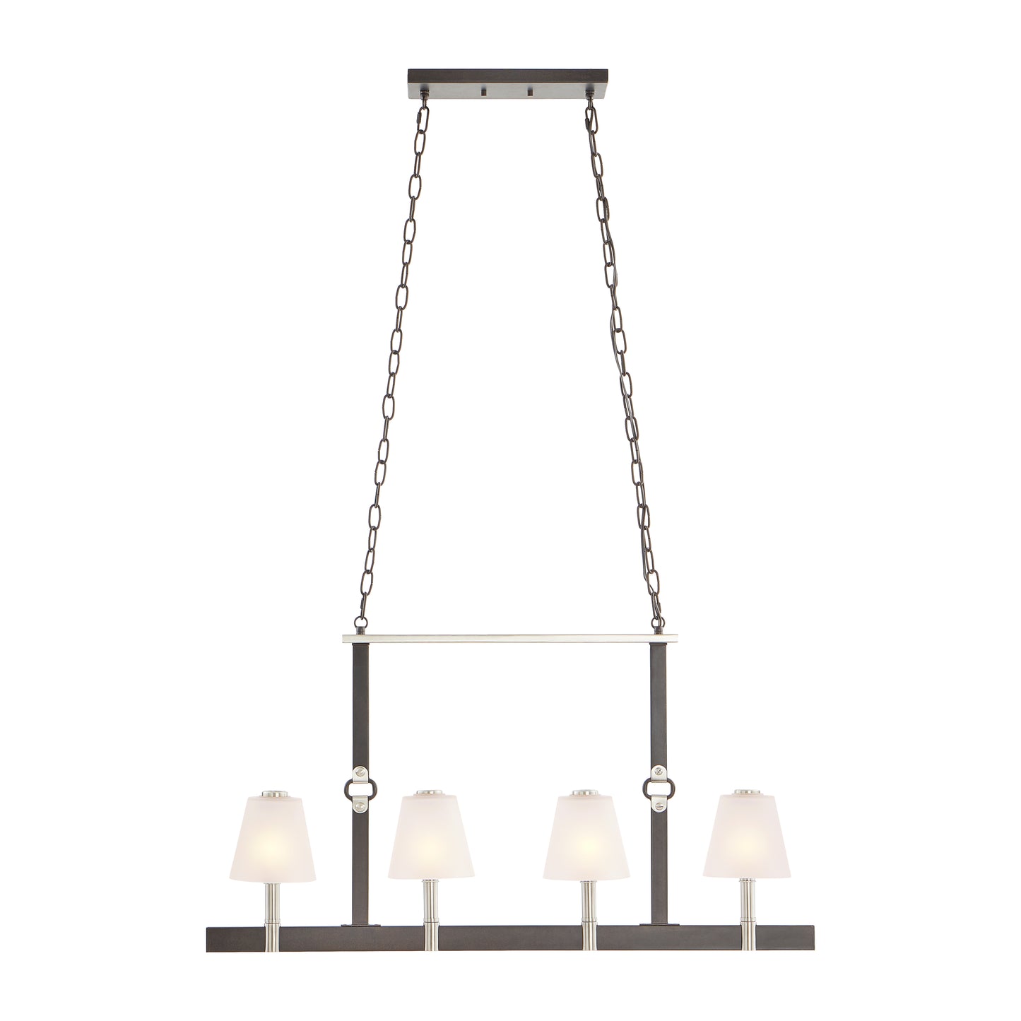 83447/4 - Armstrong Grove 36'' Wide 4-Light Linear Chandelier - Espresso