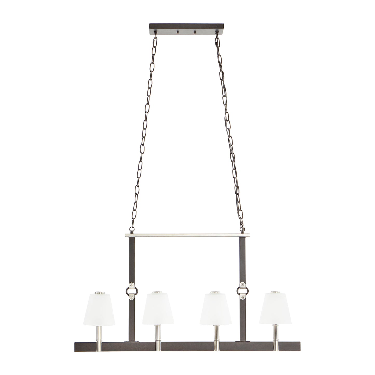 83447/4 - Armstrong Grove 36'' Wide 4-Light Linear Chandelier - Espresso