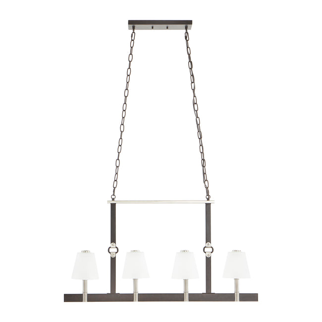 83447/4 - Armstrong Grove 36'' Wide 4-Light Linear Chandelier - Espresso