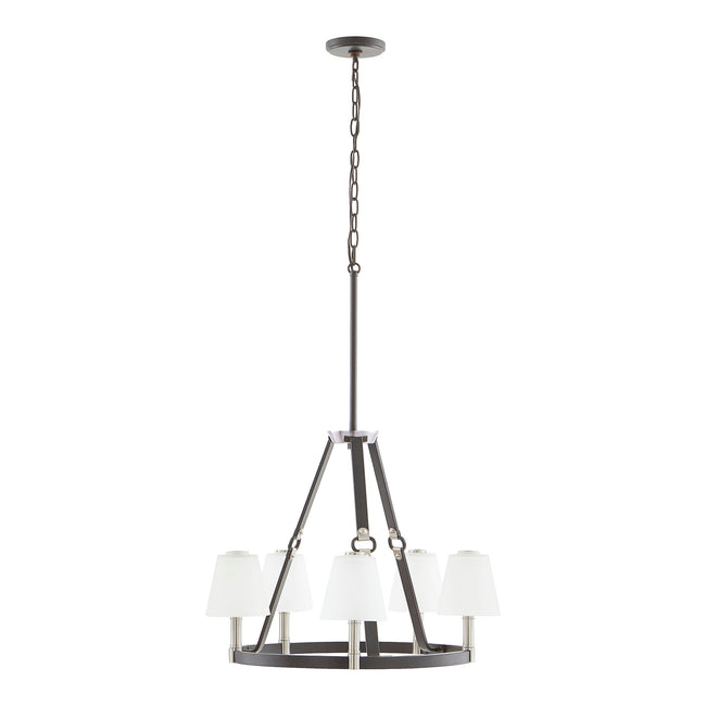 83448/5 - Armstrong Grove 25'' Wide 5-Light Chandelier - Espresso