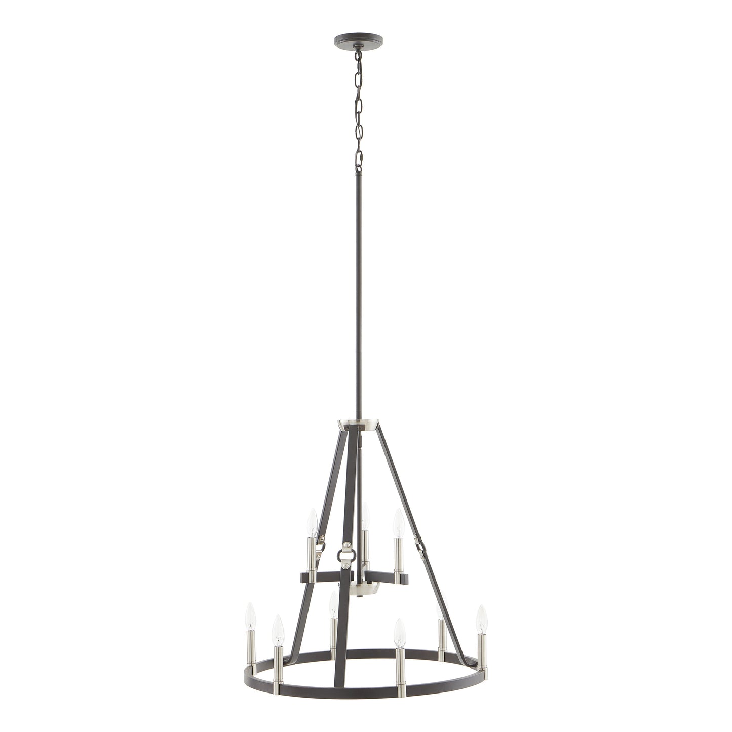 83450/6+3 - Armstrong Grove 25'' Wide 9-Light Chandelier - Espresso