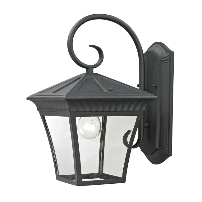 6711-C - Manor 10" Wide 2-Light Outdoor Wall Lantern in Charcoal