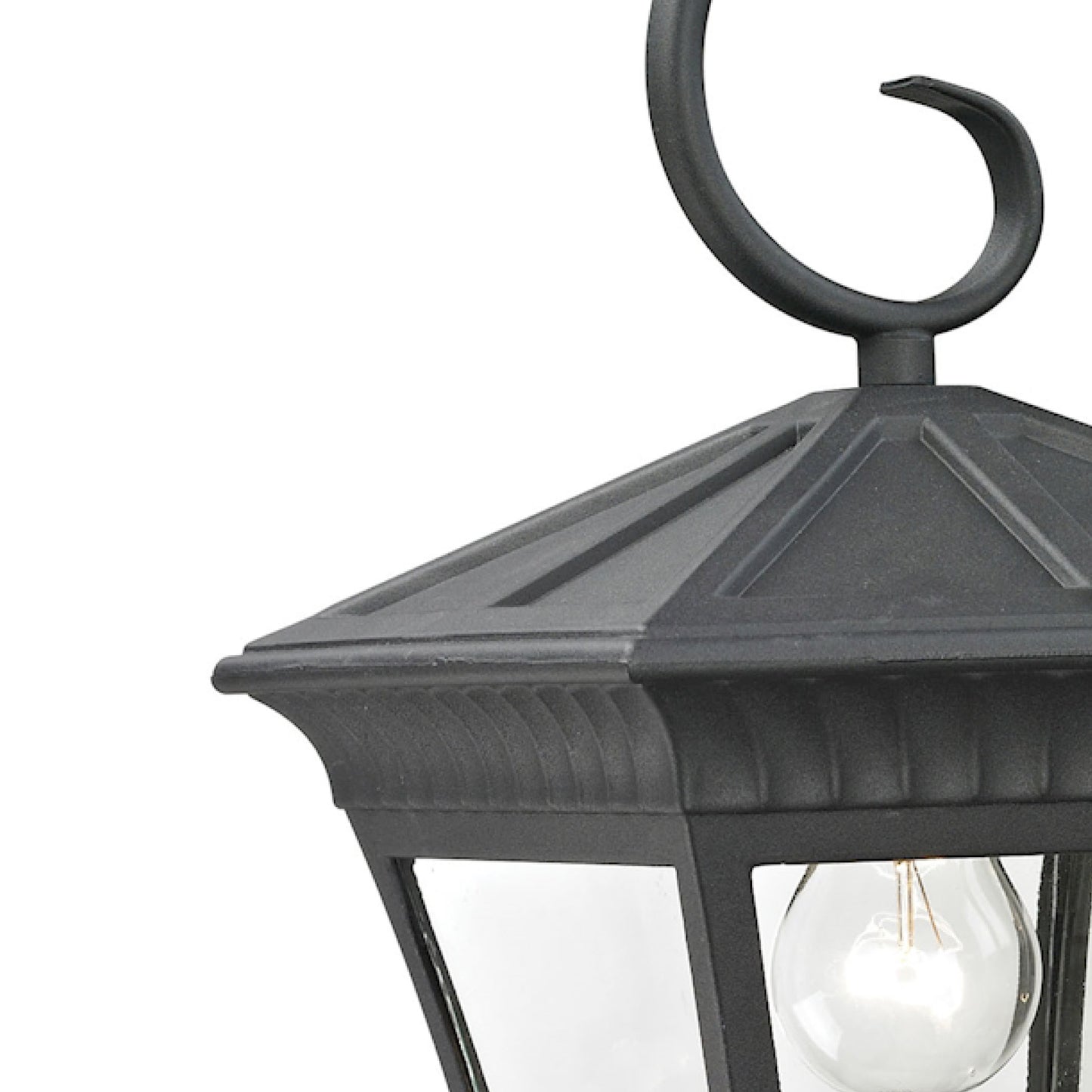 6711-C - Manor 10" Wide 2-Light Outdoor Wall Lantern in Charcoal