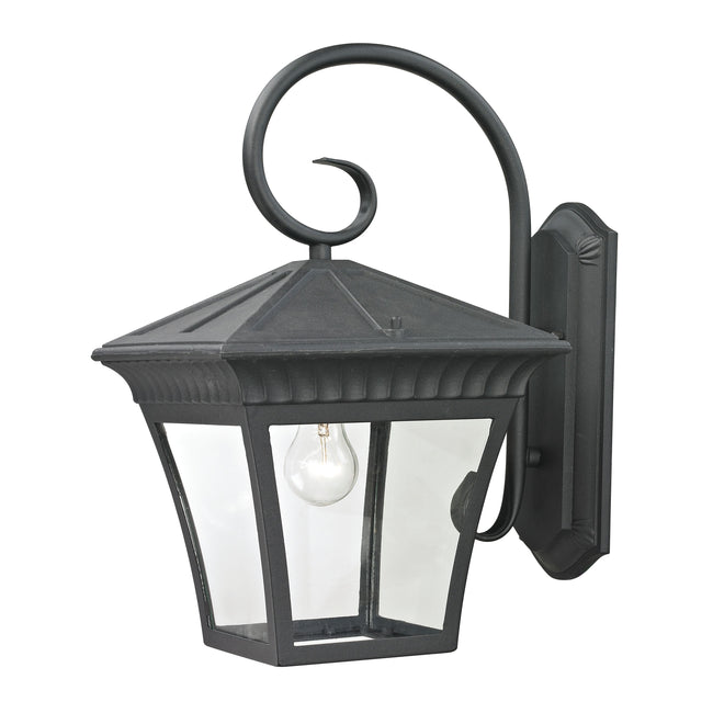 6711-C - Manor 10" Wide 2-Light Outdoor Wall Lantern in Charcoal