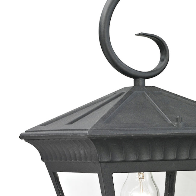 6711-C - Manor 10" Wide 2-Light Outdoor Wall Lantern in Charcoal