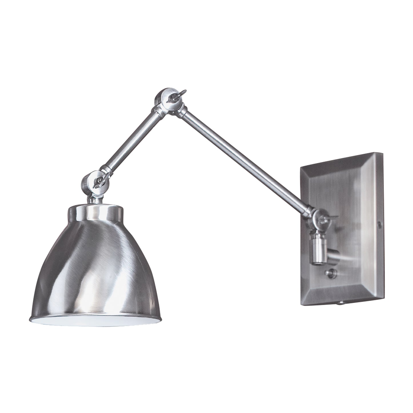 8471-PW-MS - Maggie Swing Arm Sconce - Pewter