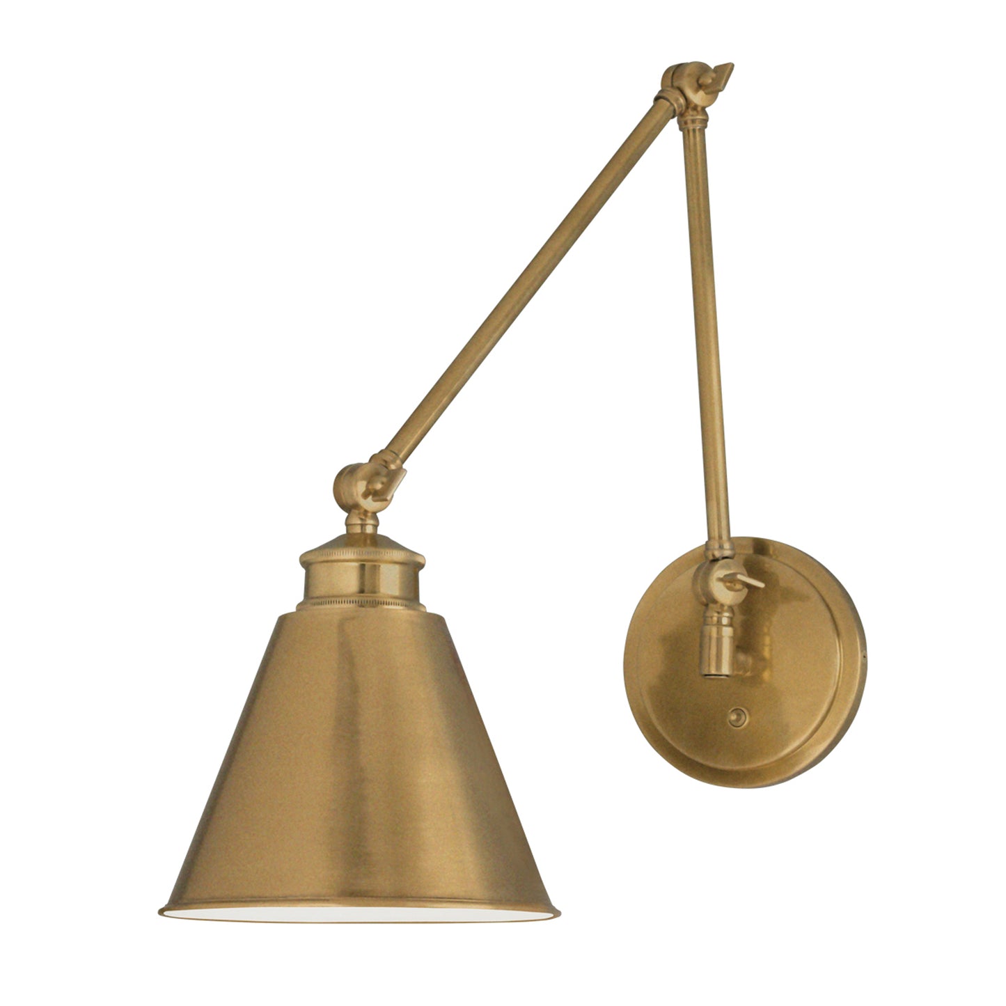 8475-AG-MS - Aidan Moveable Sconce - Aged Brass