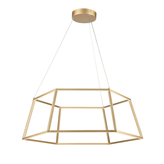 85056/LED - Minimalist 23.25'' Wide LED Pendant - Soft Gold