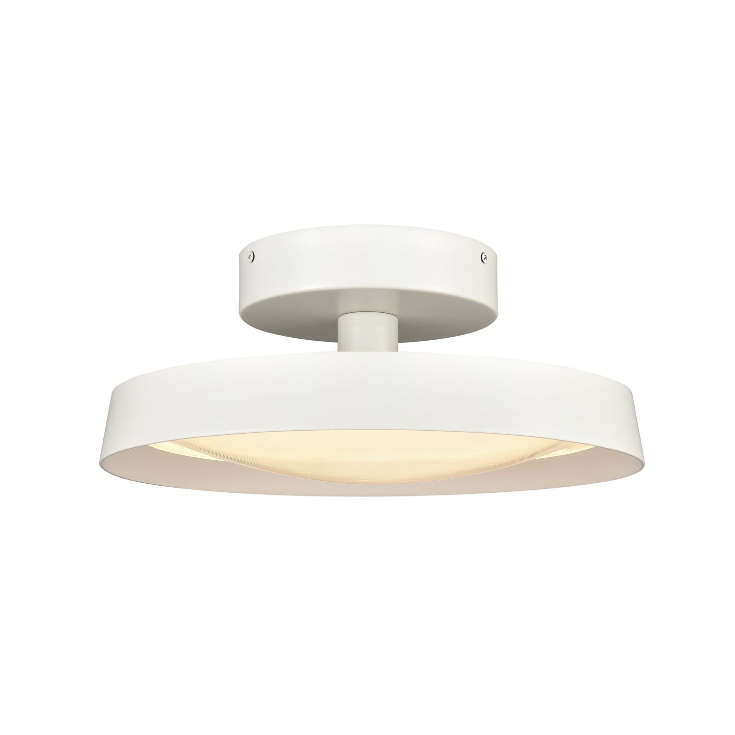 85065/LED - Nancy 13.75'' Wide LED Semi Flush Mount - Matte White