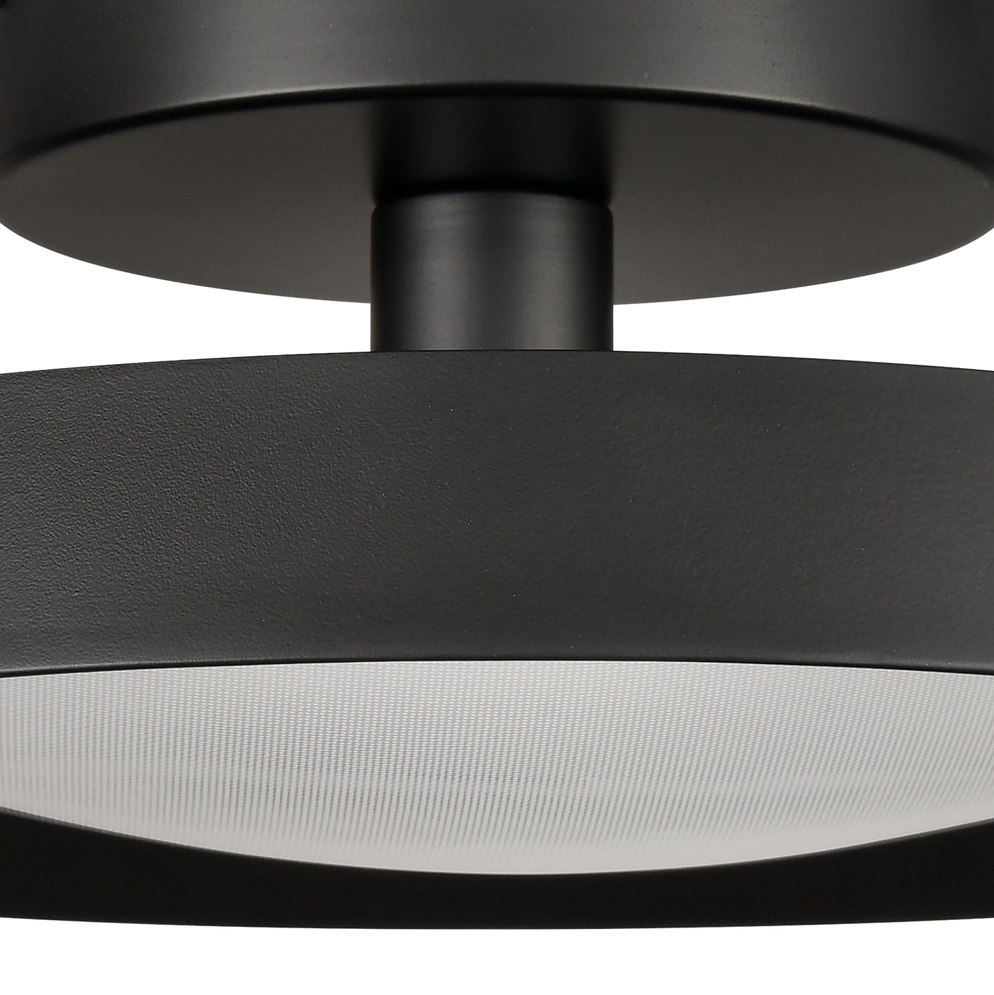 85075/LED - Nancy 13.75'' Wide LED Semi Flush Mount - Matte Black