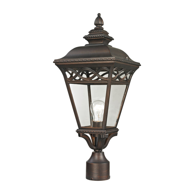 8511EP/70 - Mendham 22'' High 1-Light Outdoor Post Light - Hazelnut Bronze