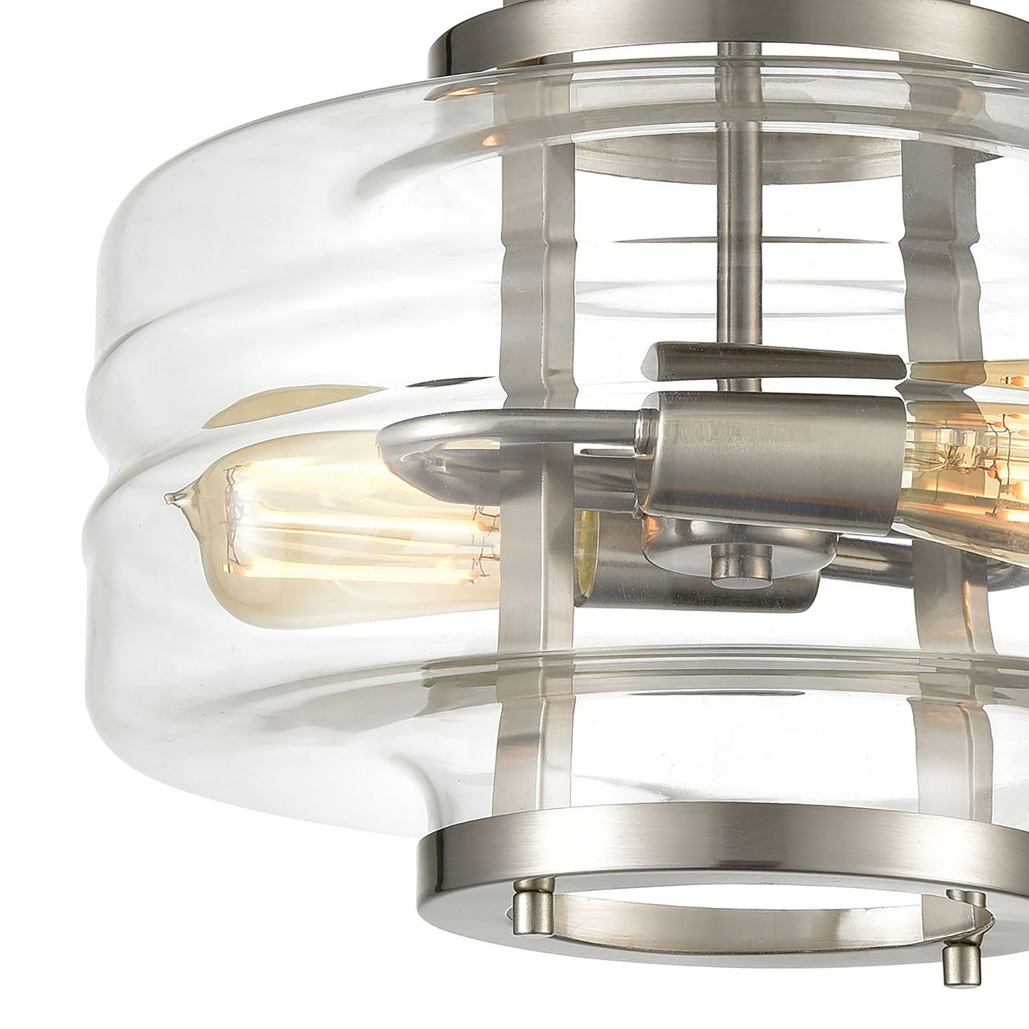 85301/1 - Planetario 5'' Wide 1-Light Mini Pendant - Satin Nickel