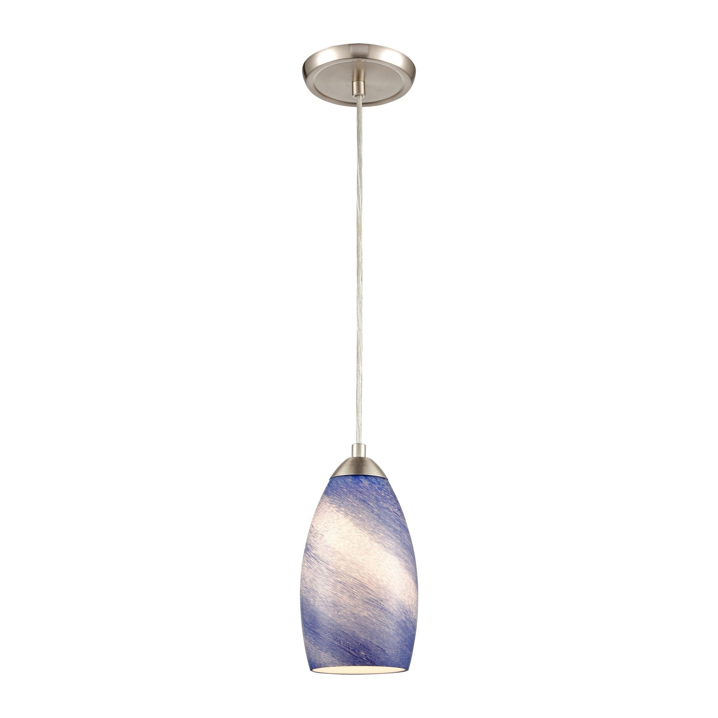 85311/1 - Planetario 5'' Wide 1-Light Mini Pendant - Satin Nickel