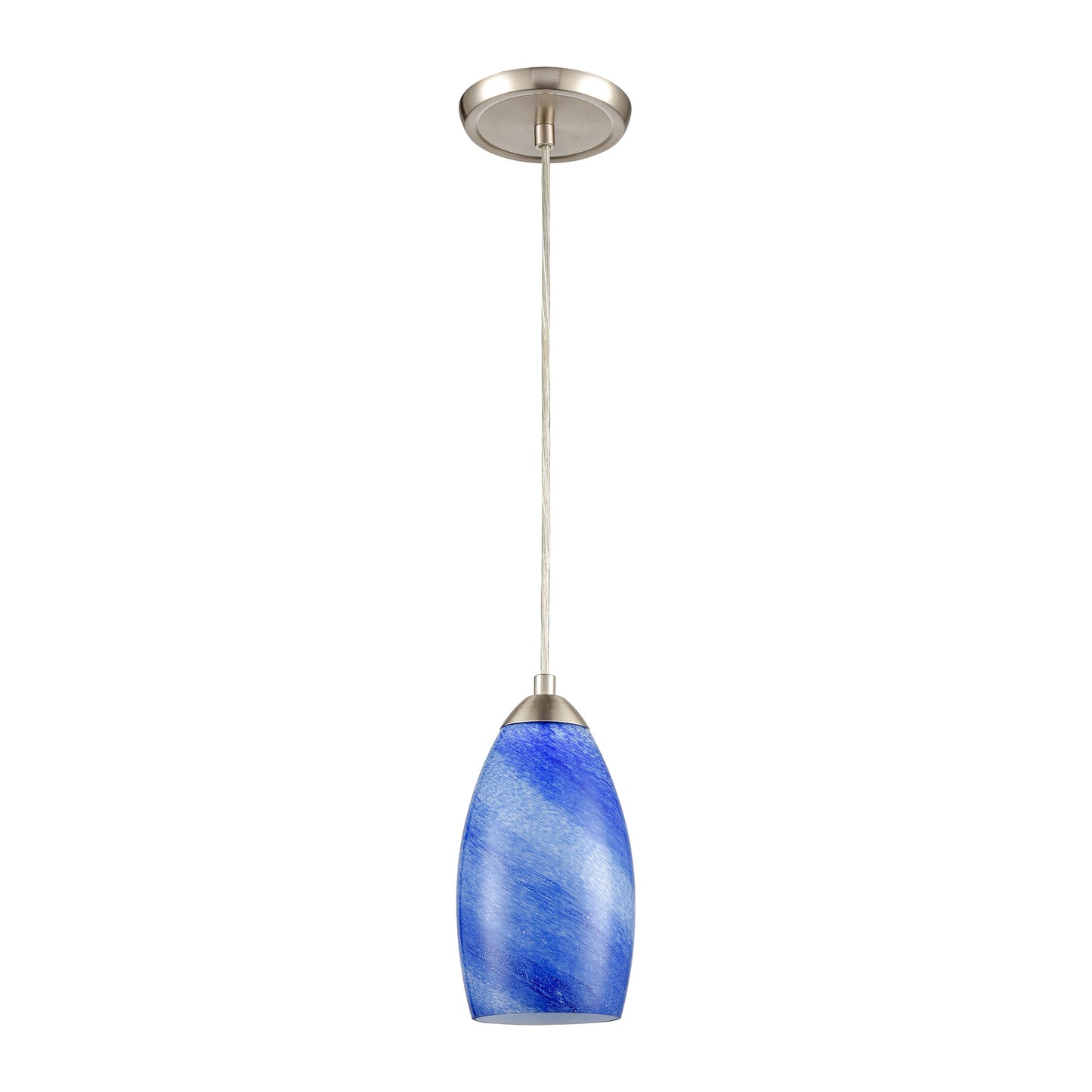 85311/1 - Planetario 5'' Wide 1-Light Mini Pendant - Satin Nickel