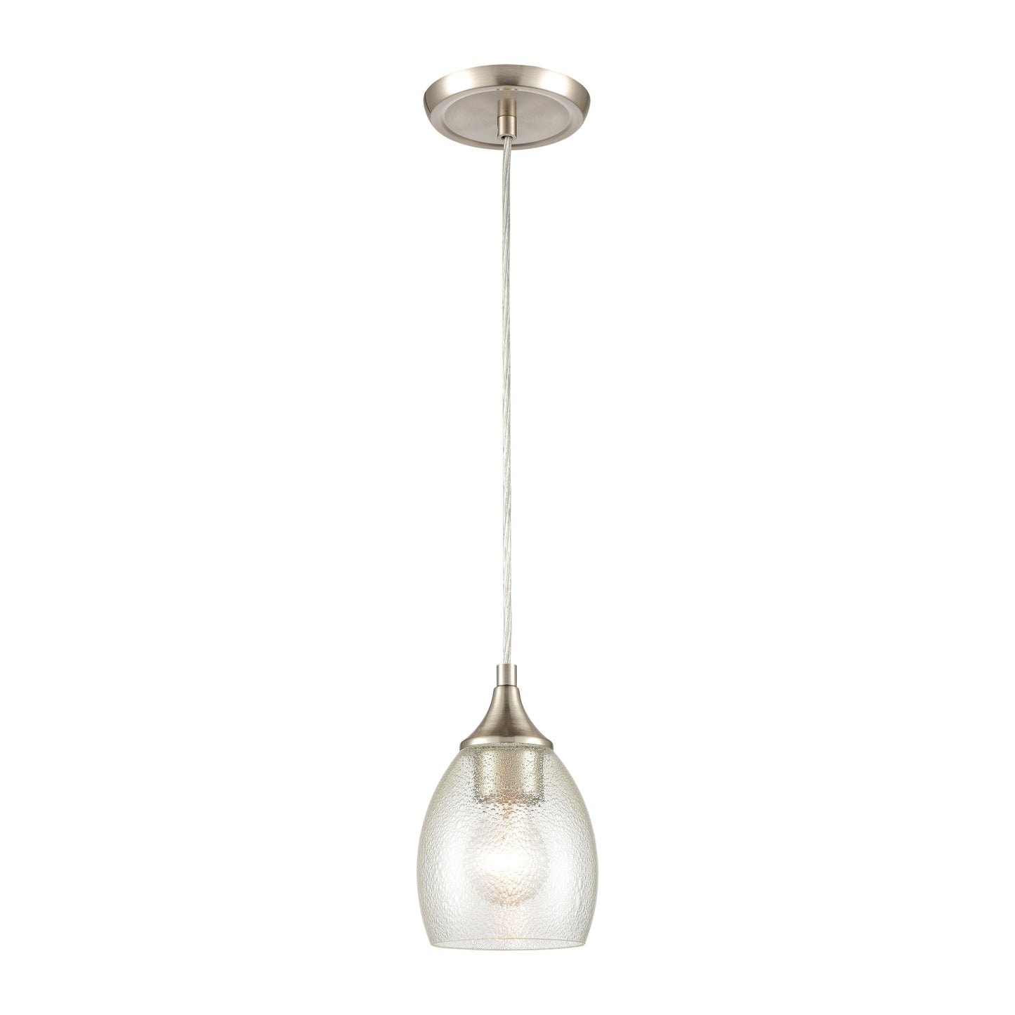 85321/1 - Miranda 5'' Wide 1-Light Mini Pendant - Satin Nickel