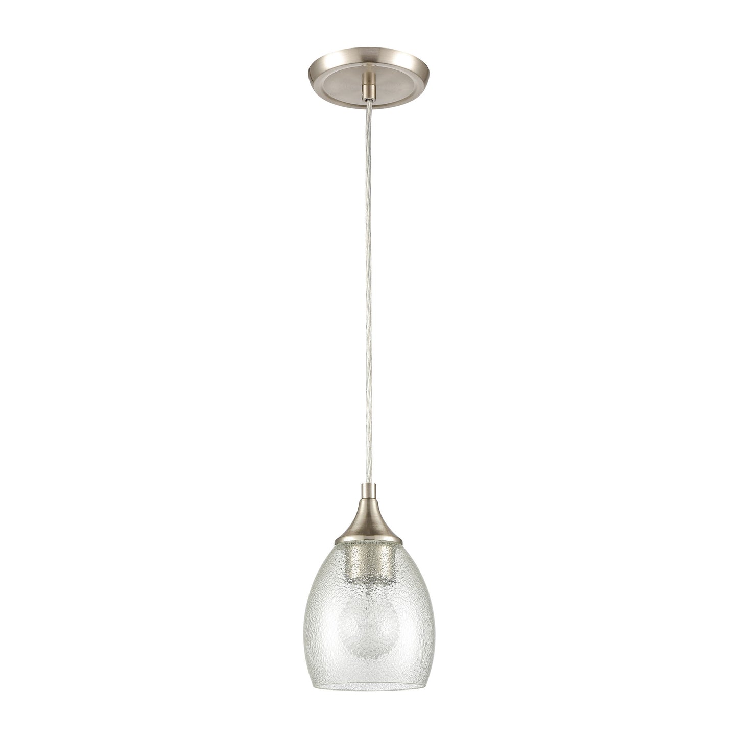 85321/1 - Miranda 5'' Wide 1-Light Mini Pendant - Satin Nickel