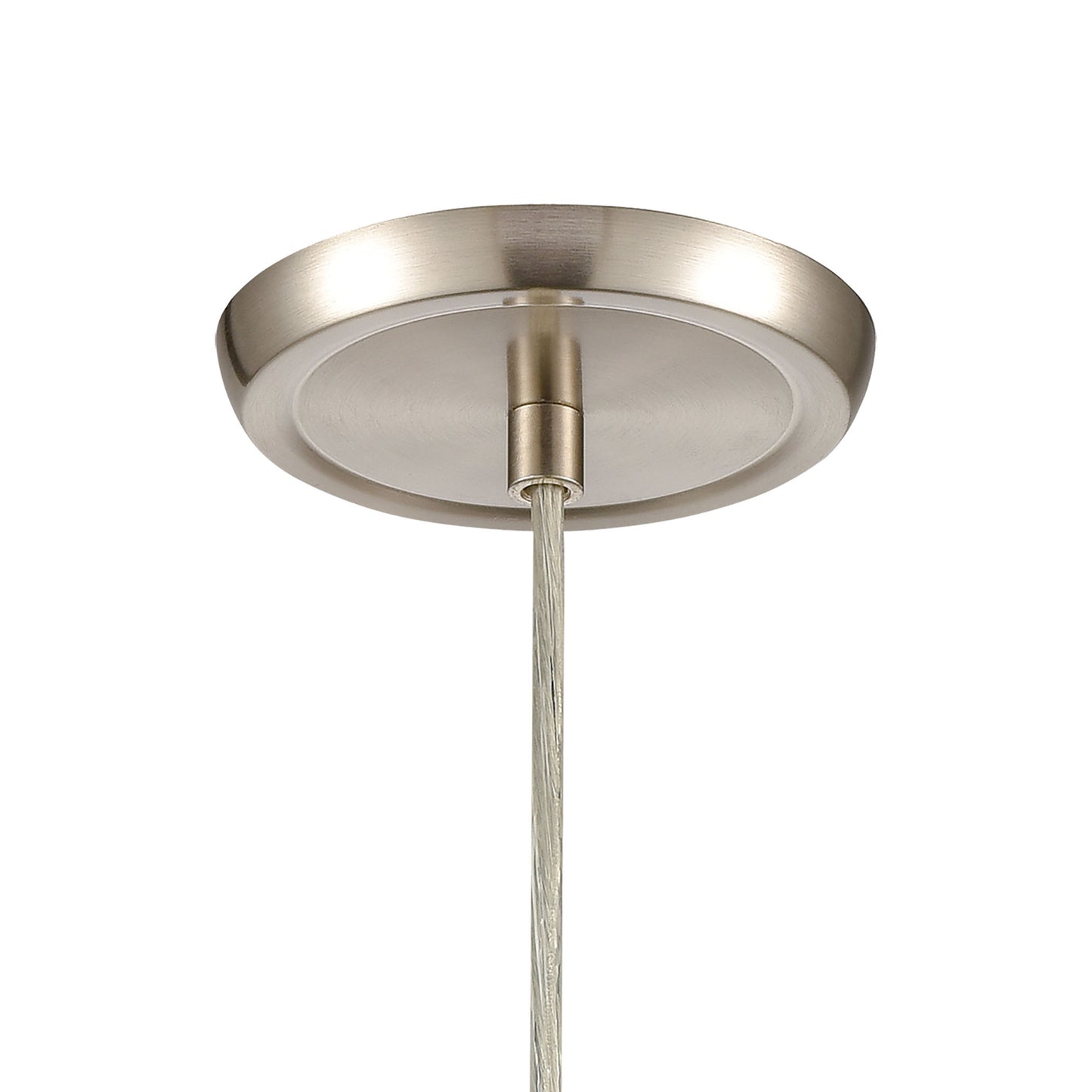 85341/1 - Winter Wind 5'' Wide 1-Light Mini Pendant - Satin Nickel