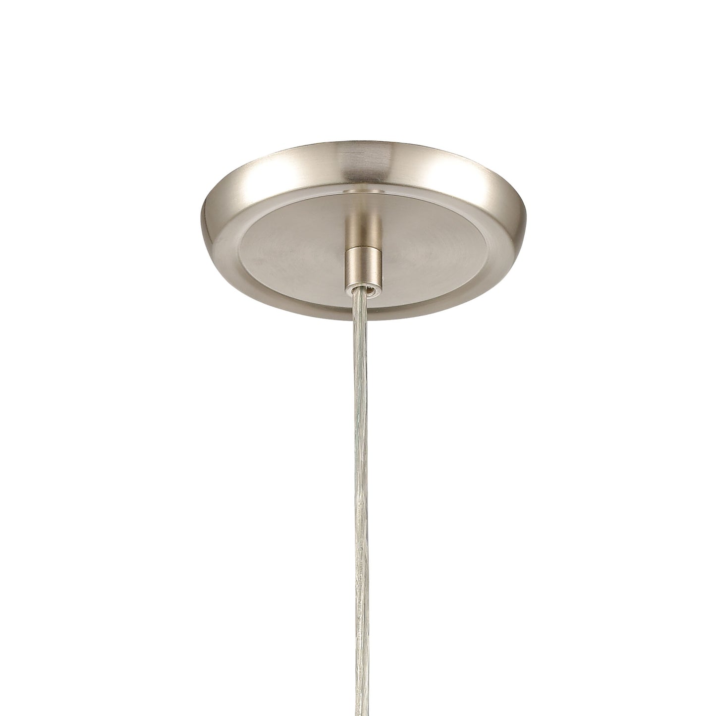 85351/1 - Caress 5'' Wide 1-Light Pendant - Satin Nickel