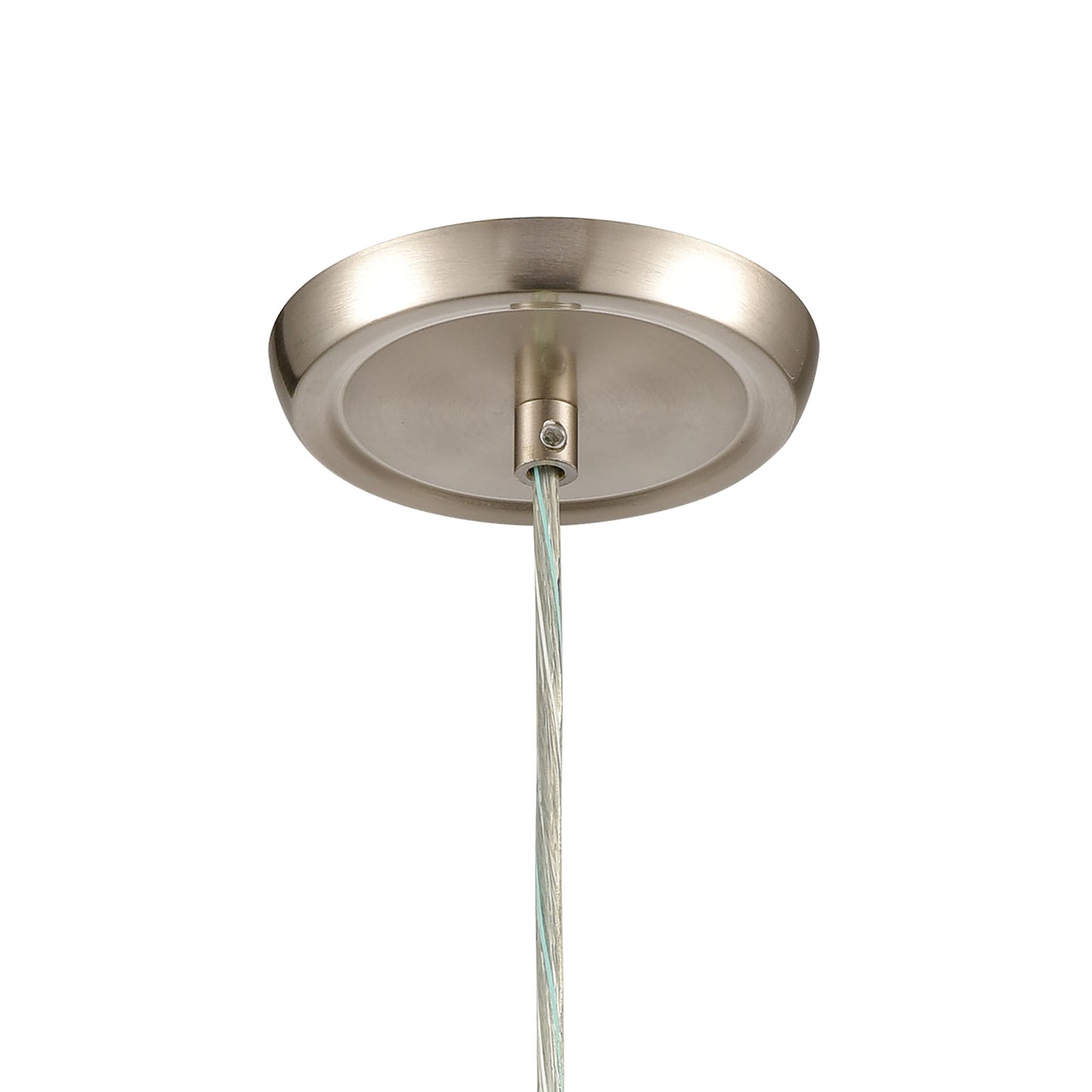 85371/1 - Sugarcoat 6'' Wide 1-Light Mini Pendant - Satin Nickel