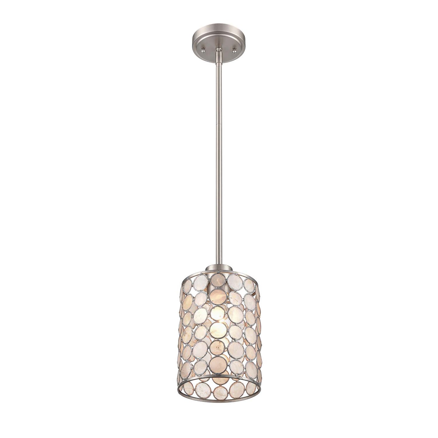 85500/1 - Sagamore 6'' Wide 1-Light Mini Pendant - Brushed Nickel