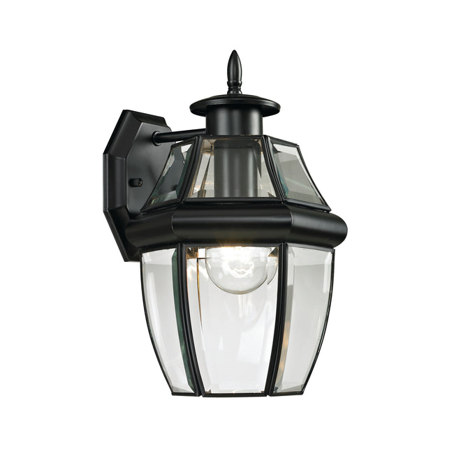 6711-C - Manor 10" Wide 2-Light Outdoor Wall Lantern in Charcoal