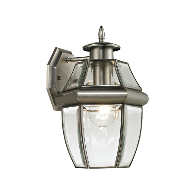 6711-C - Manor 10" Wide 2-Light Outdoor Wall Lantern in Charcoal