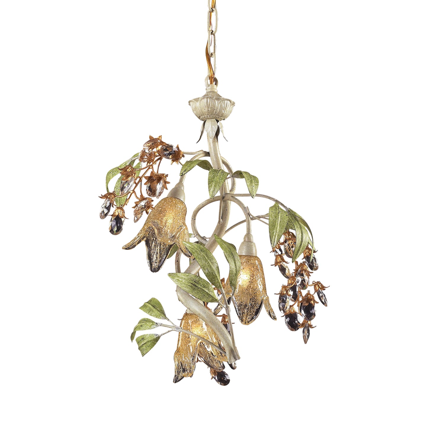 86051 - Huarco 16'' Wide 3-Light Chandelier - Sage Green