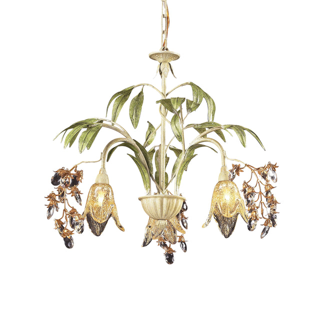 86052 - Huarco 23'' Wide 3-Light Chandelier - Sage Green