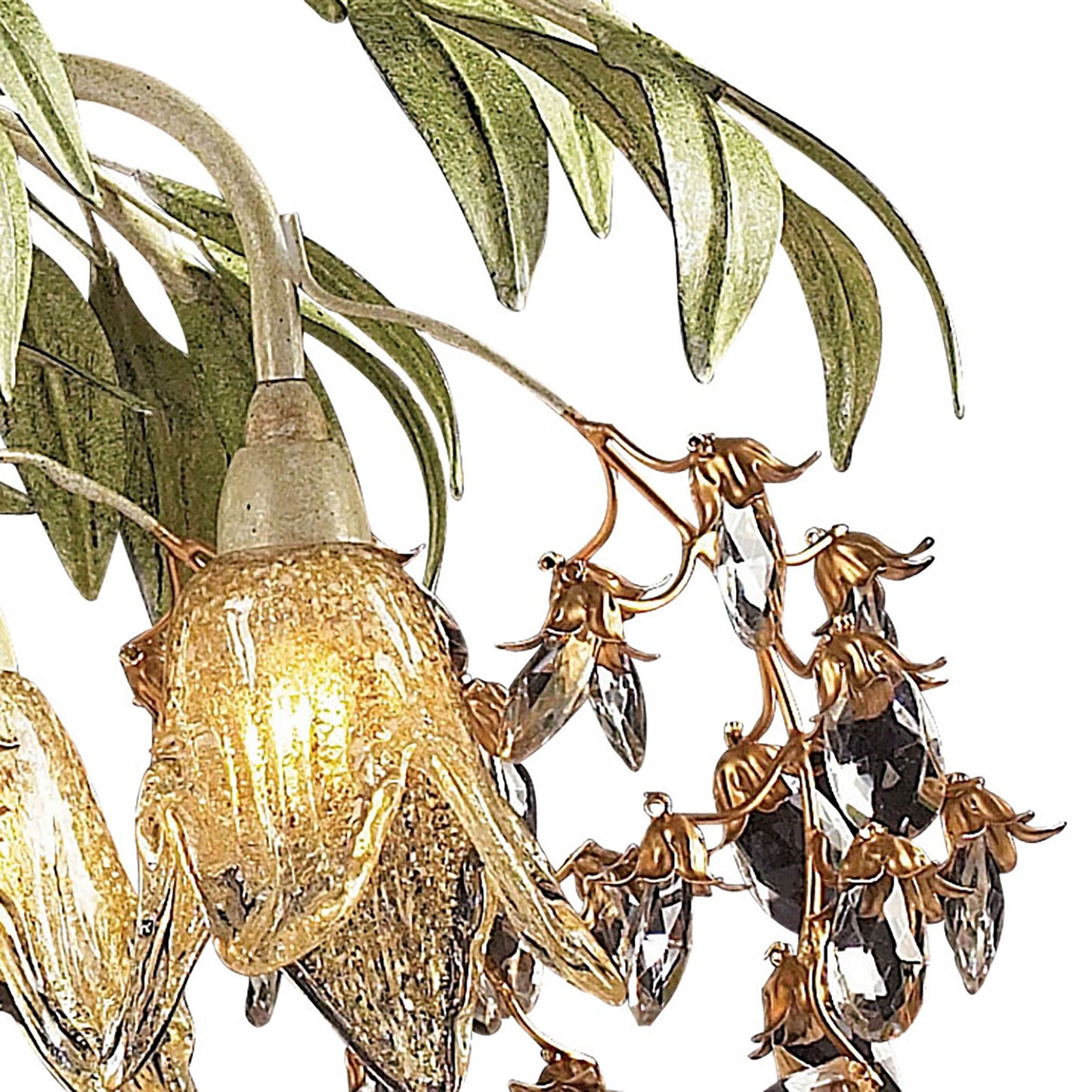 86053 - Huarco 28'' Wide 6-Light Chandelier - Sage Green