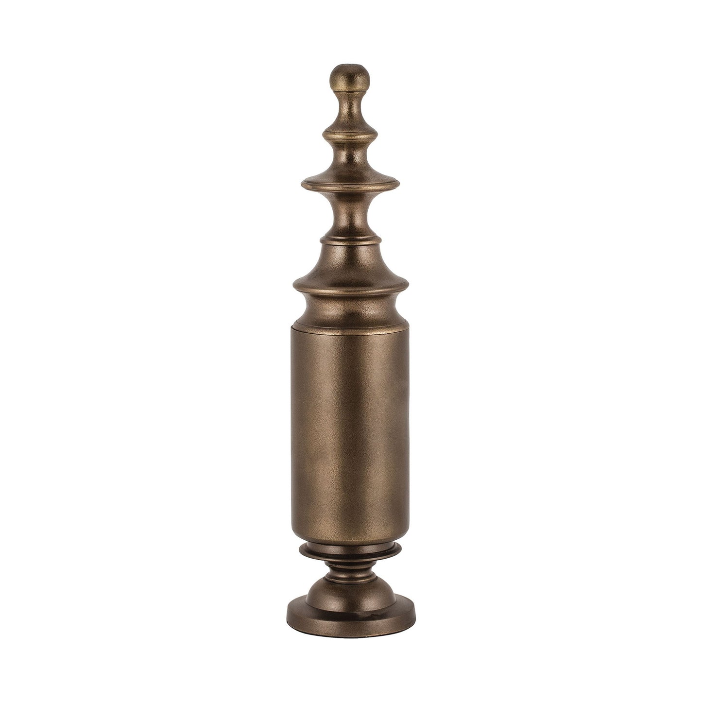 8903-021 - Footed Brass Finial - Short