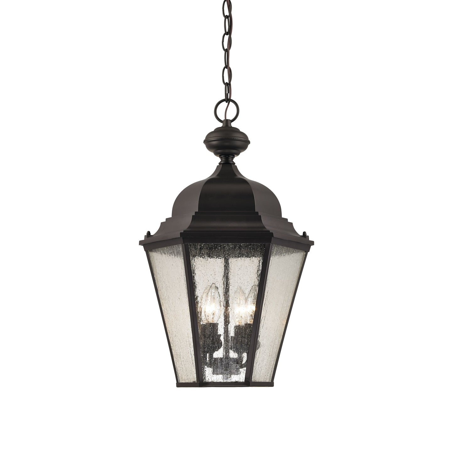 8903EH/75 - Cotswold 13'' Wide 4-Light Outdoor Pendant - Oil Rubbed Bronze