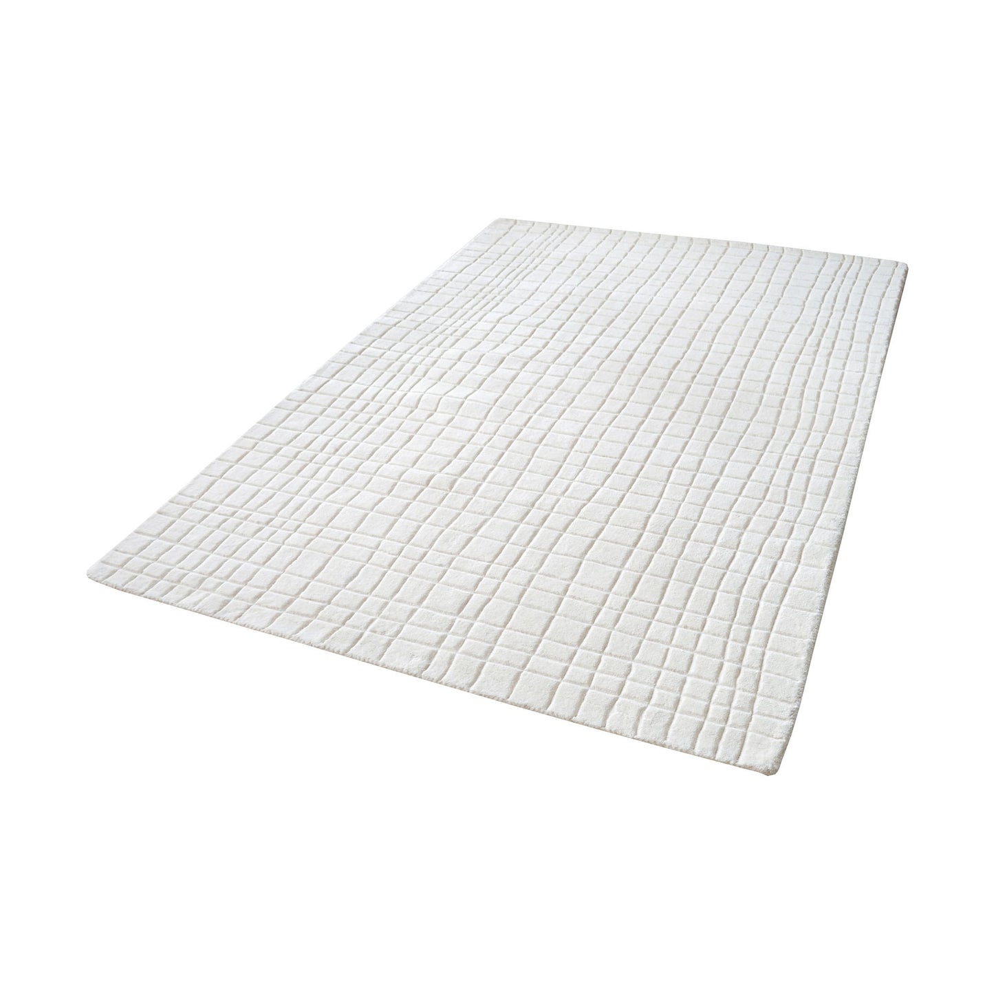 8905-220 - Blockhill Handwoven Wool Rug in Cream