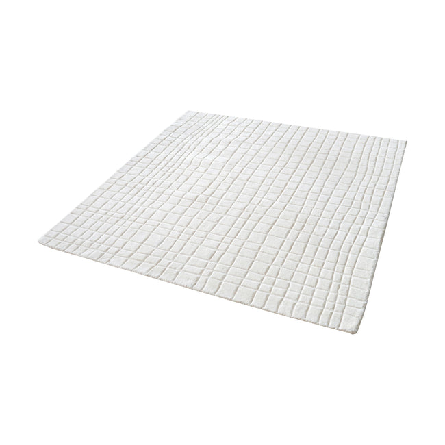 8905-223 - Blockhill Handwoven Wool Rug in Cream