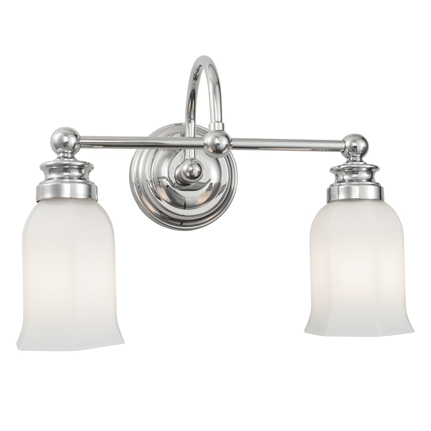 8912-CH-HXO - Emily 2 Light Sconce - Chrome