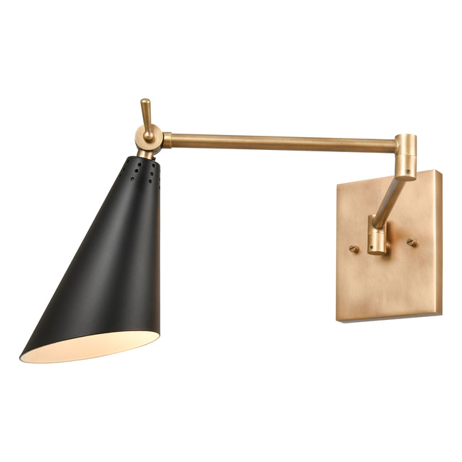 89210/1 - Calder 9'' High 1-Light Sconce - Natural Brass