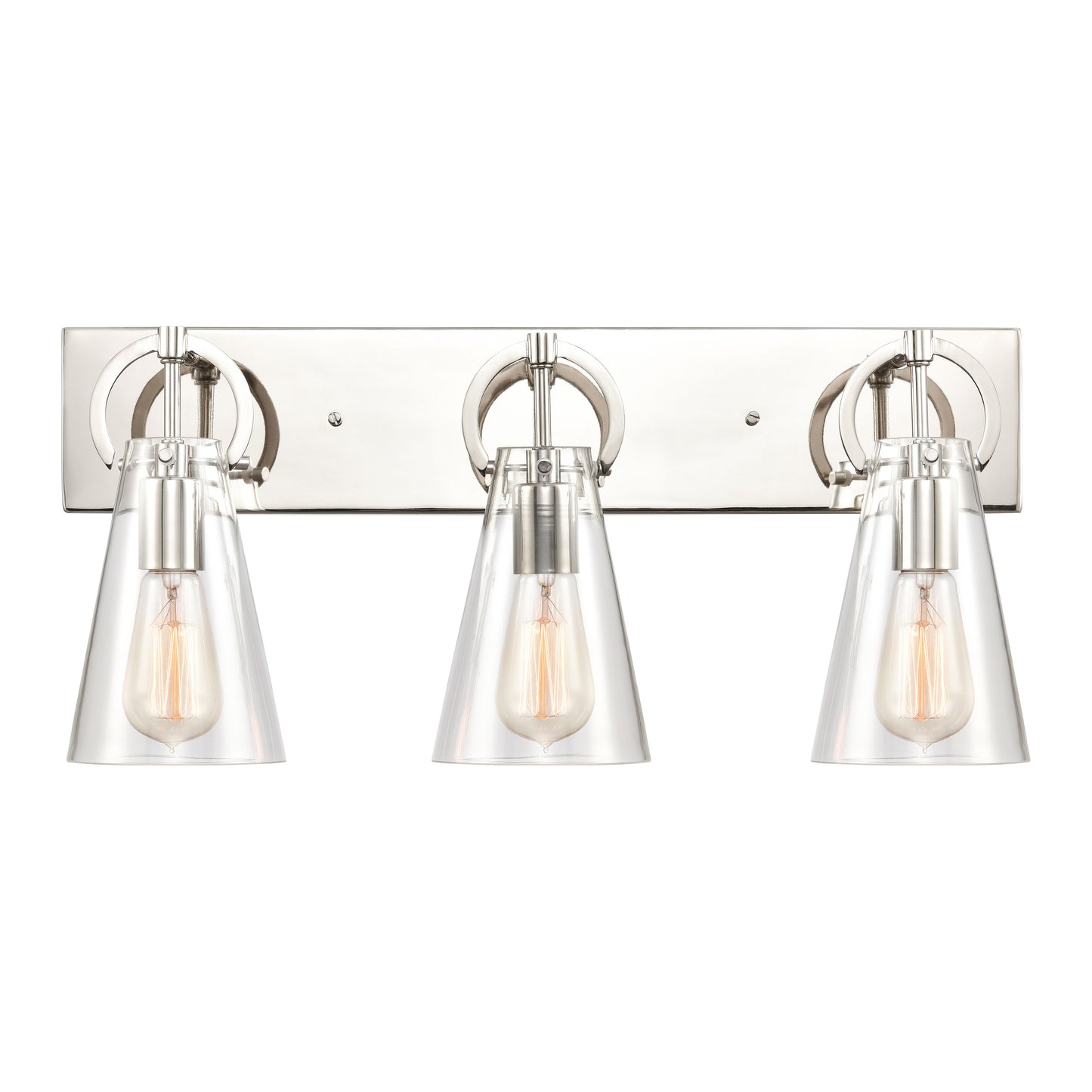 89322/3 - Gabby 23'' Wide 3-Light Vanity Light - Polished Nickel