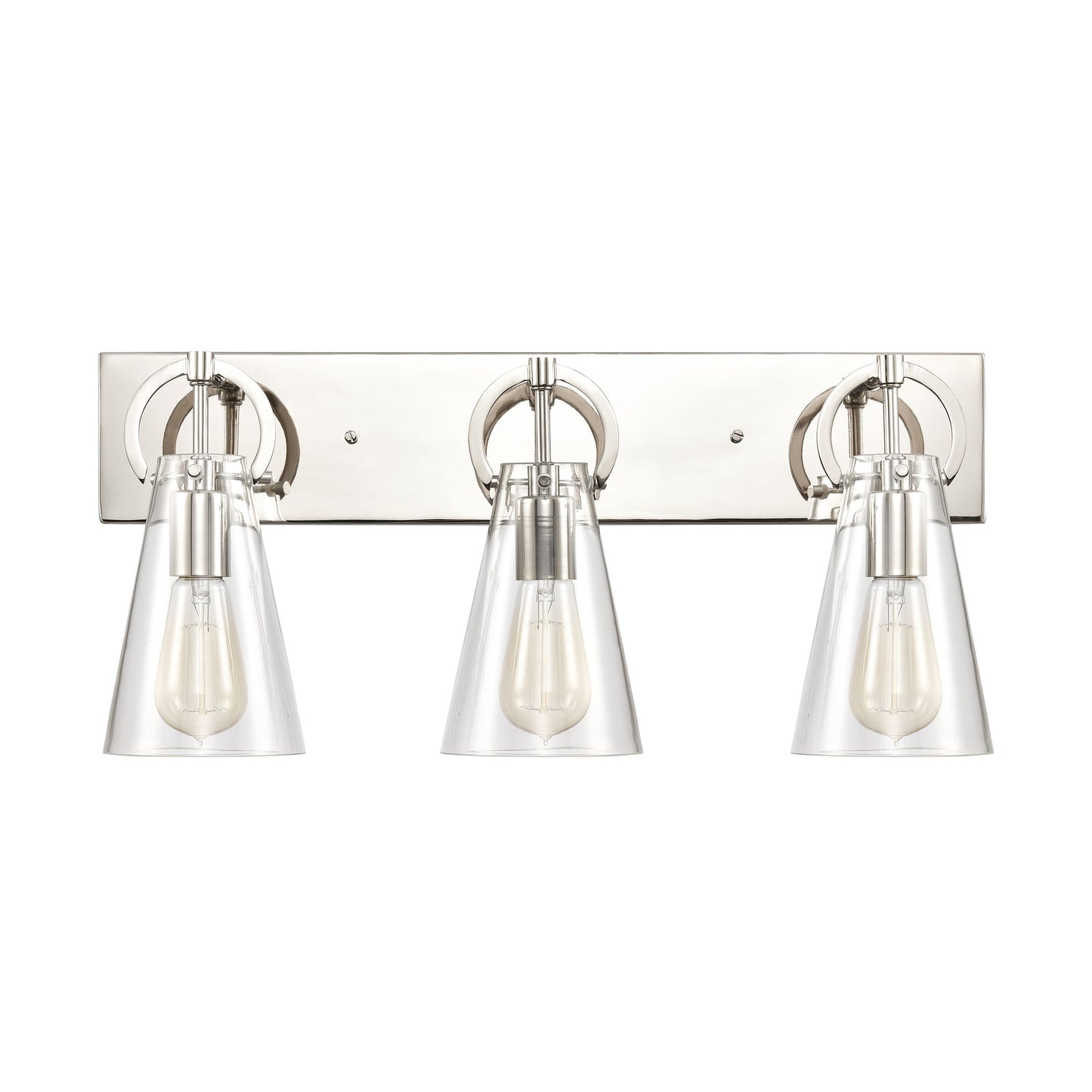 89322/3 - Gabby 23'' Wide 3-Light Vanity Light - Polished Nickel