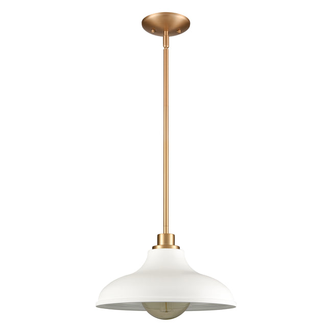 89334/1 - Grenville 13'' Wide 1-Light Pendant - Brushed Gold