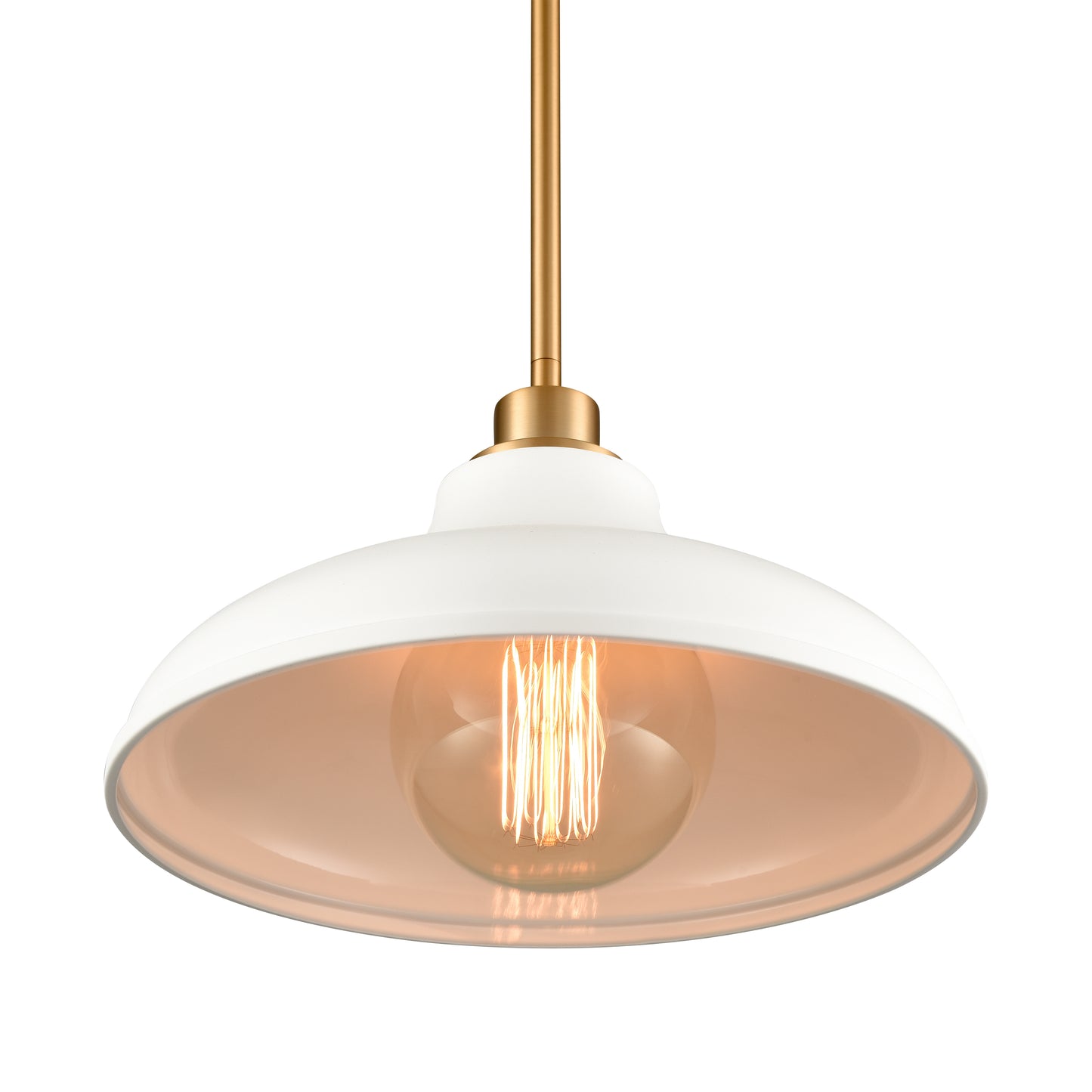 89334/1 - Grenville 13'' Wide 1-Light Pendant - Brushed Gold