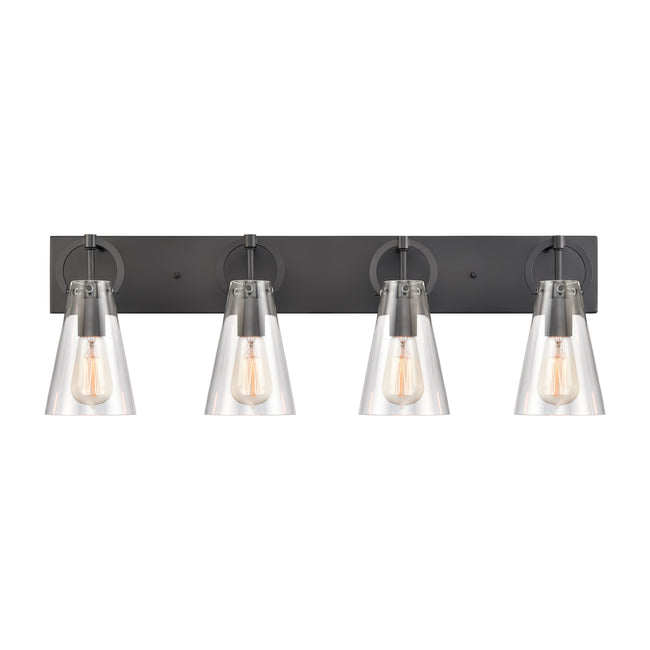 89343/4 - Gabby 32'' Wide 4-Light Vanity Light - Matte Black